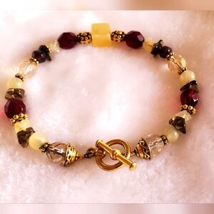 Vtg. Gemstone Bracelet